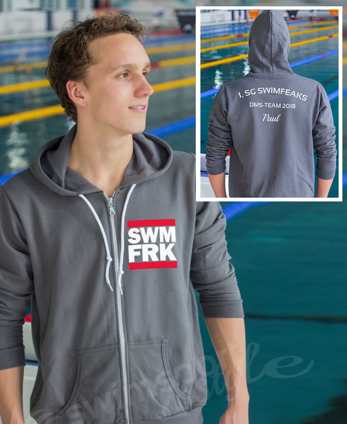 SWIMFREAK | Sportjacke mit Team-Aufdruck