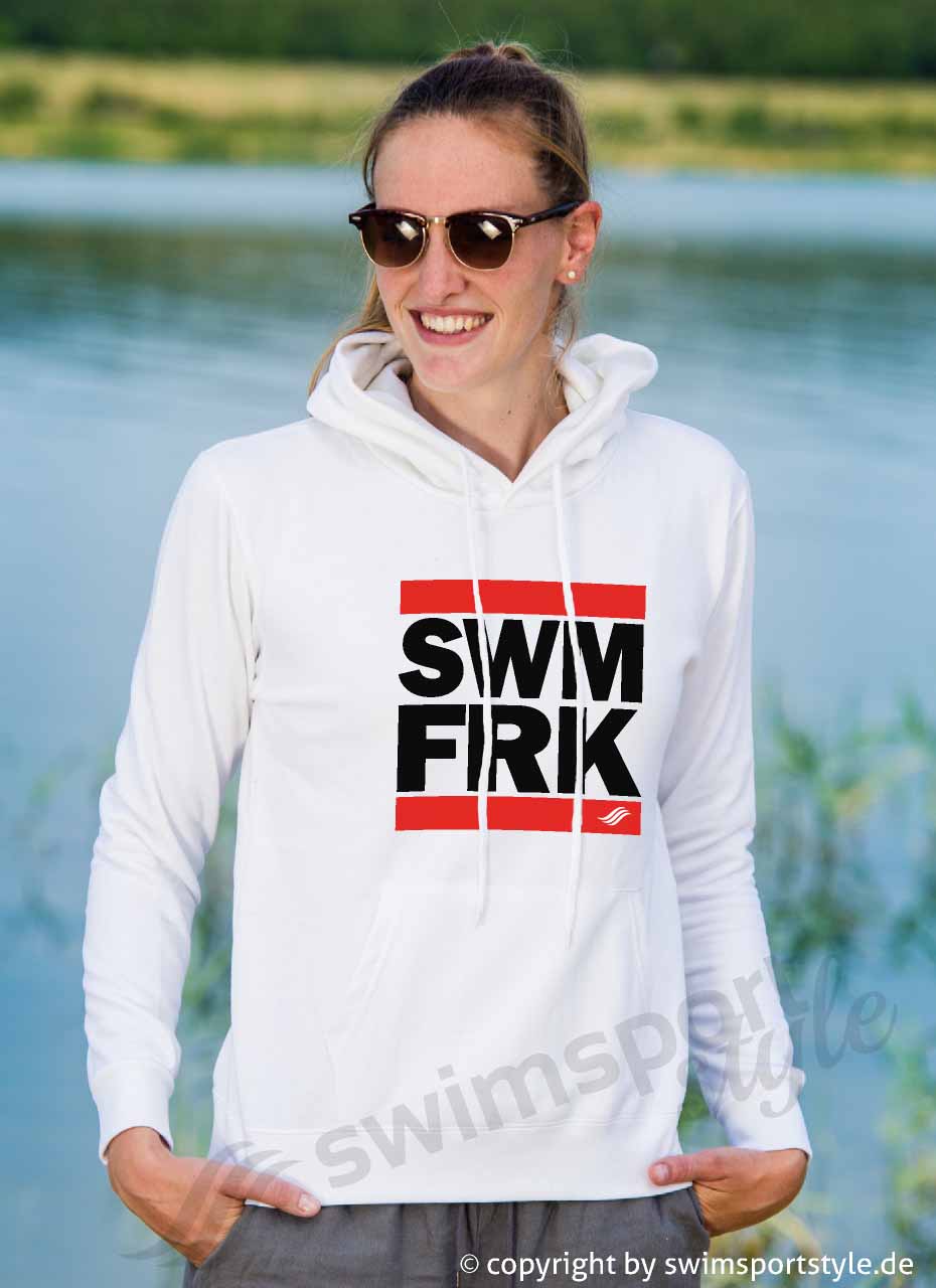 SWDH_swmfrk_weiss swimfreak Hoodie | Damen