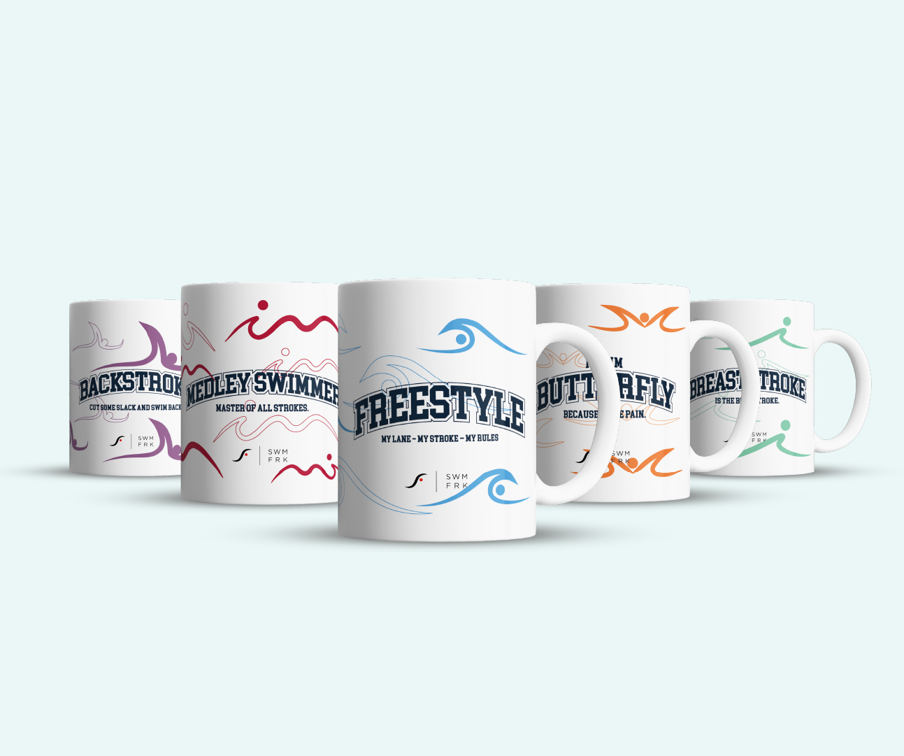 Tassen-Set (alle Schwimmarten) | Your stroke your mug