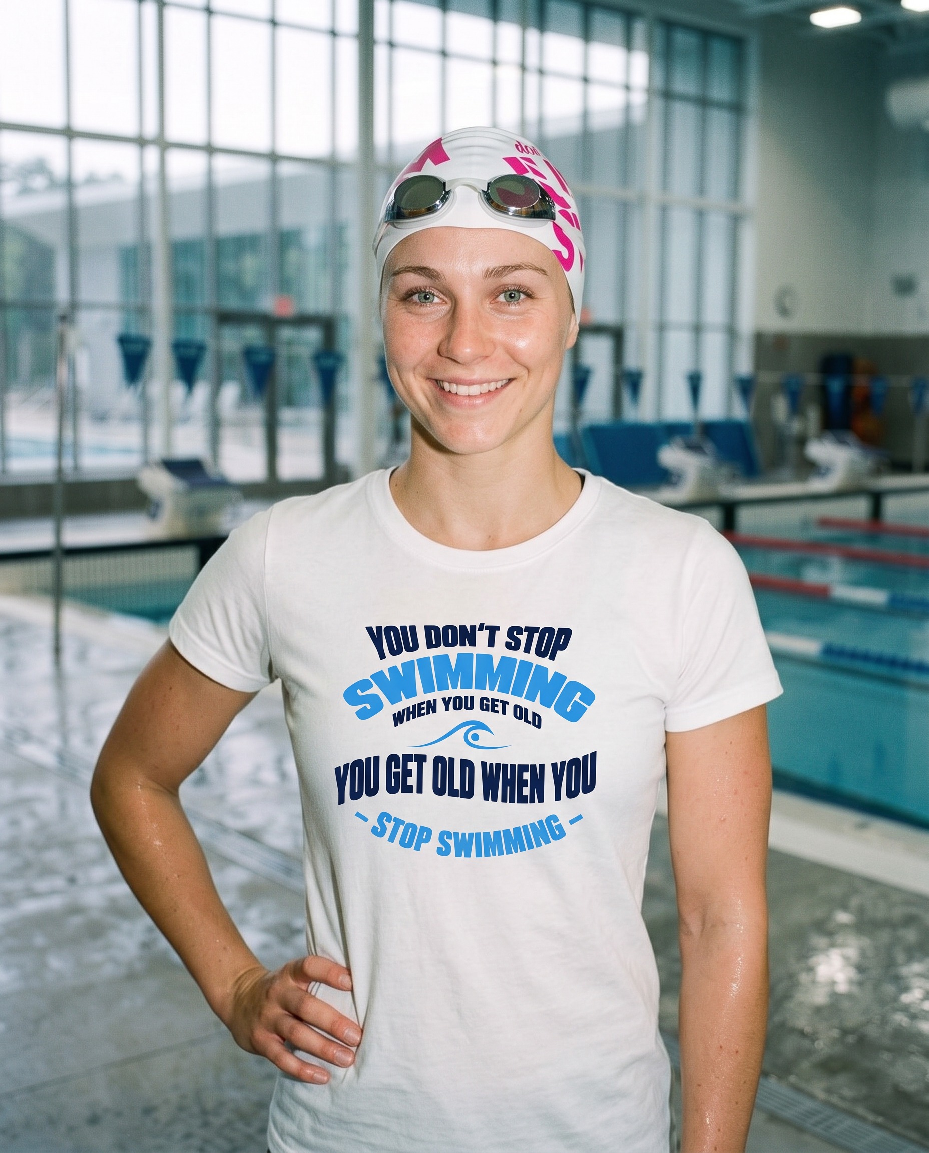 Don't Stop Swimming - Shirt Damen | Masters Collection