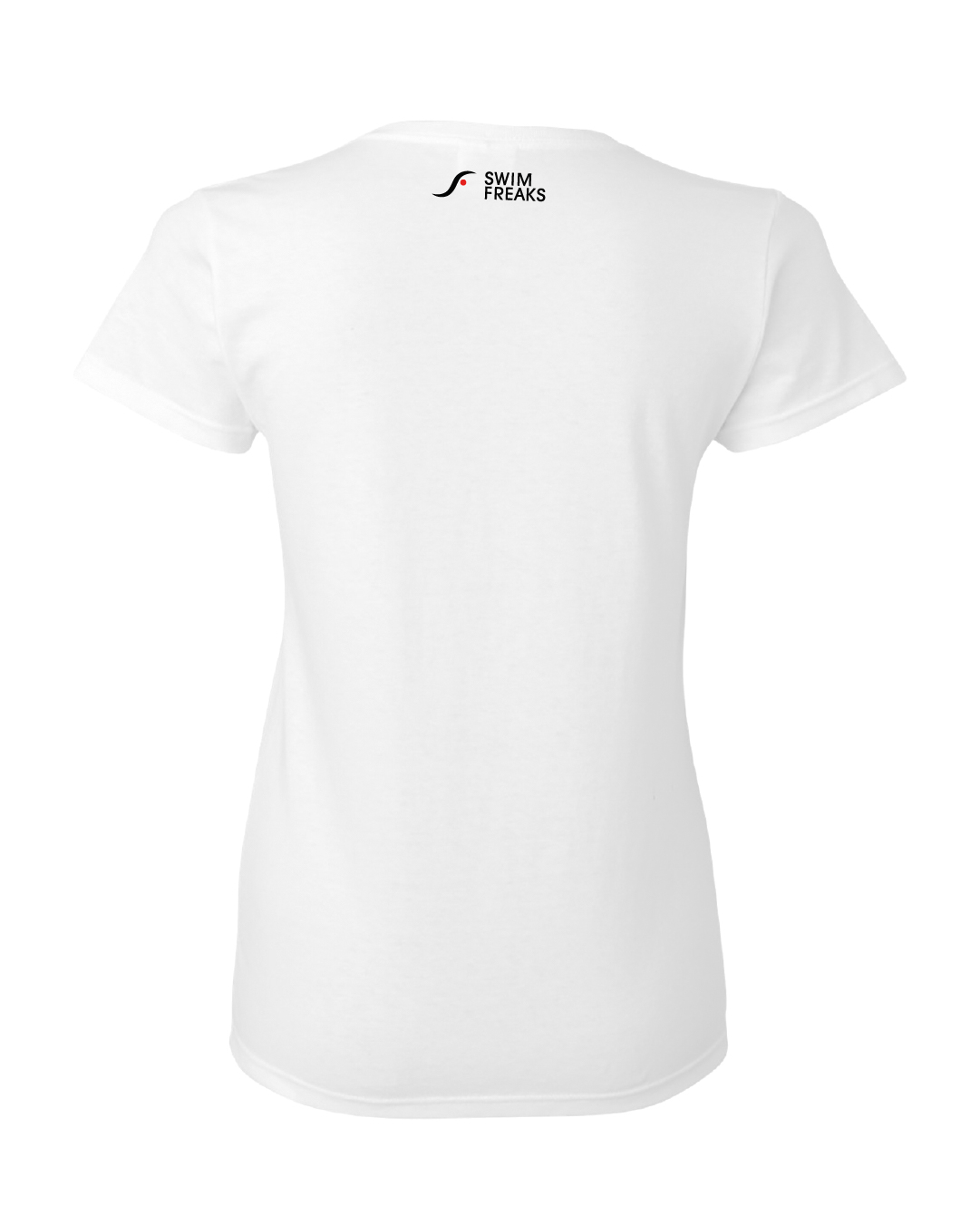 SF_2024_Shirt_Damen_weiss_rs Fin der Schwimm-Pinguin – Damen Shirt | Swimfriends Kollektion