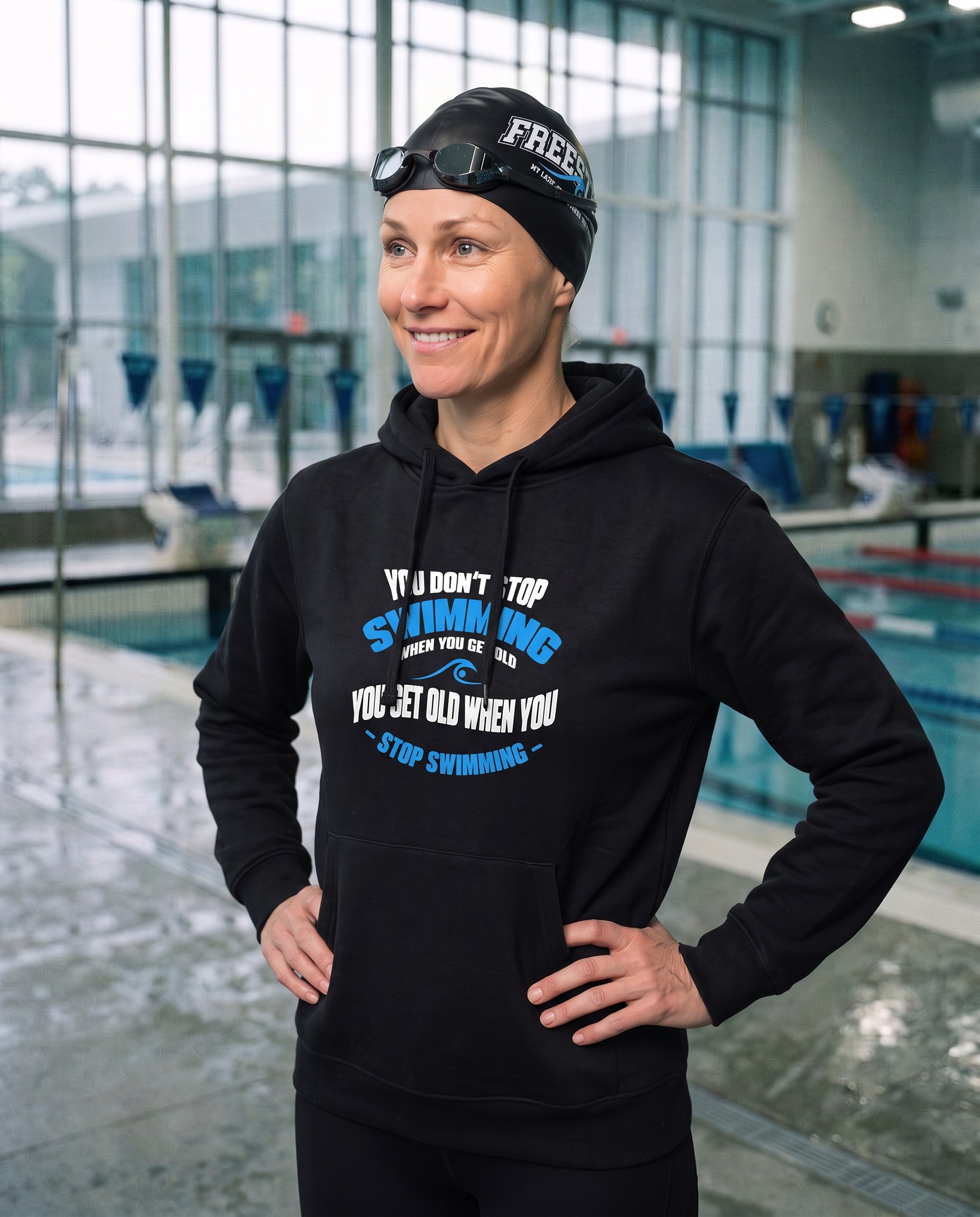 Don't Stop Swimming - Hoodie Damen | Masters Collection