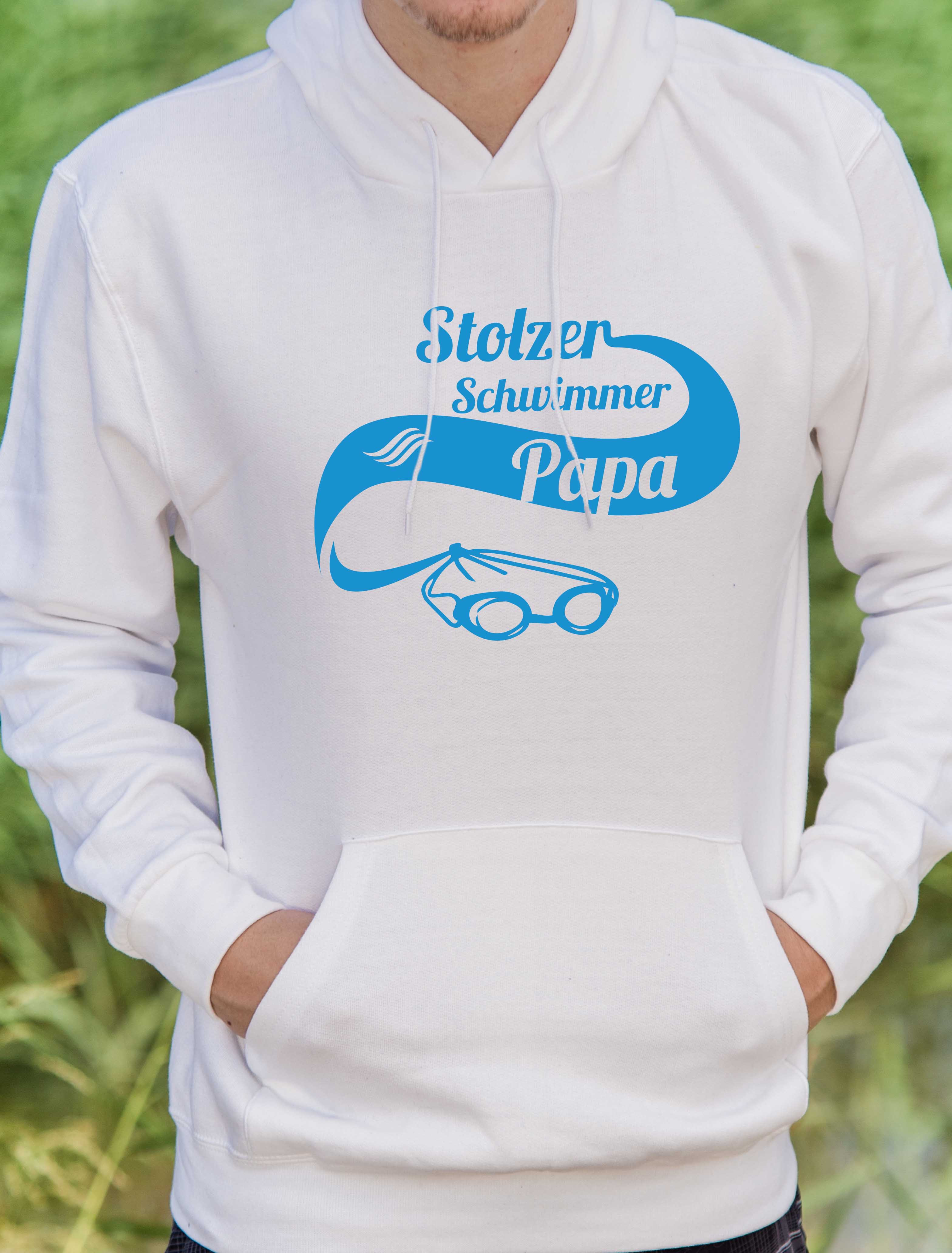Stolzer Schwimmer Papa – Hoodie Herren