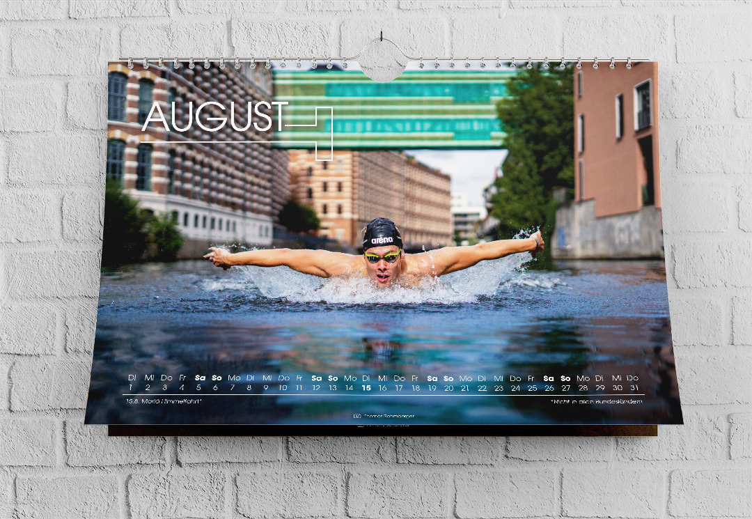 Der Schwimm-Kalender 2023 - Limitierte Auflage!