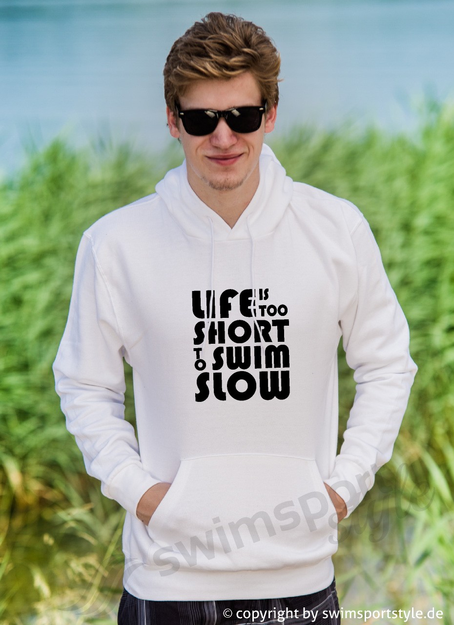 life is too short | Hoodie mit Team-Aufdruck