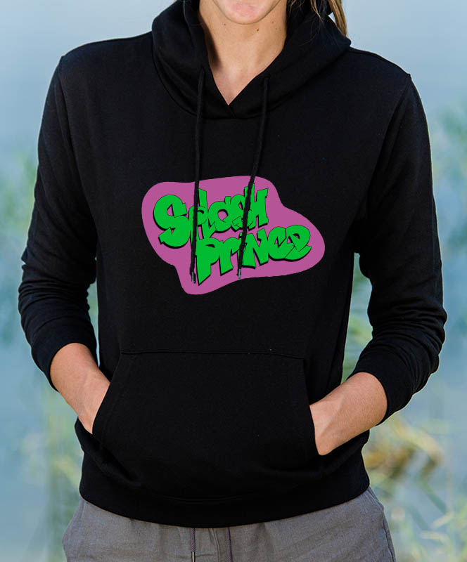 SF_Damen_Hoodie_SplashPrince_schwarz Damen Pullover: Splash Prince