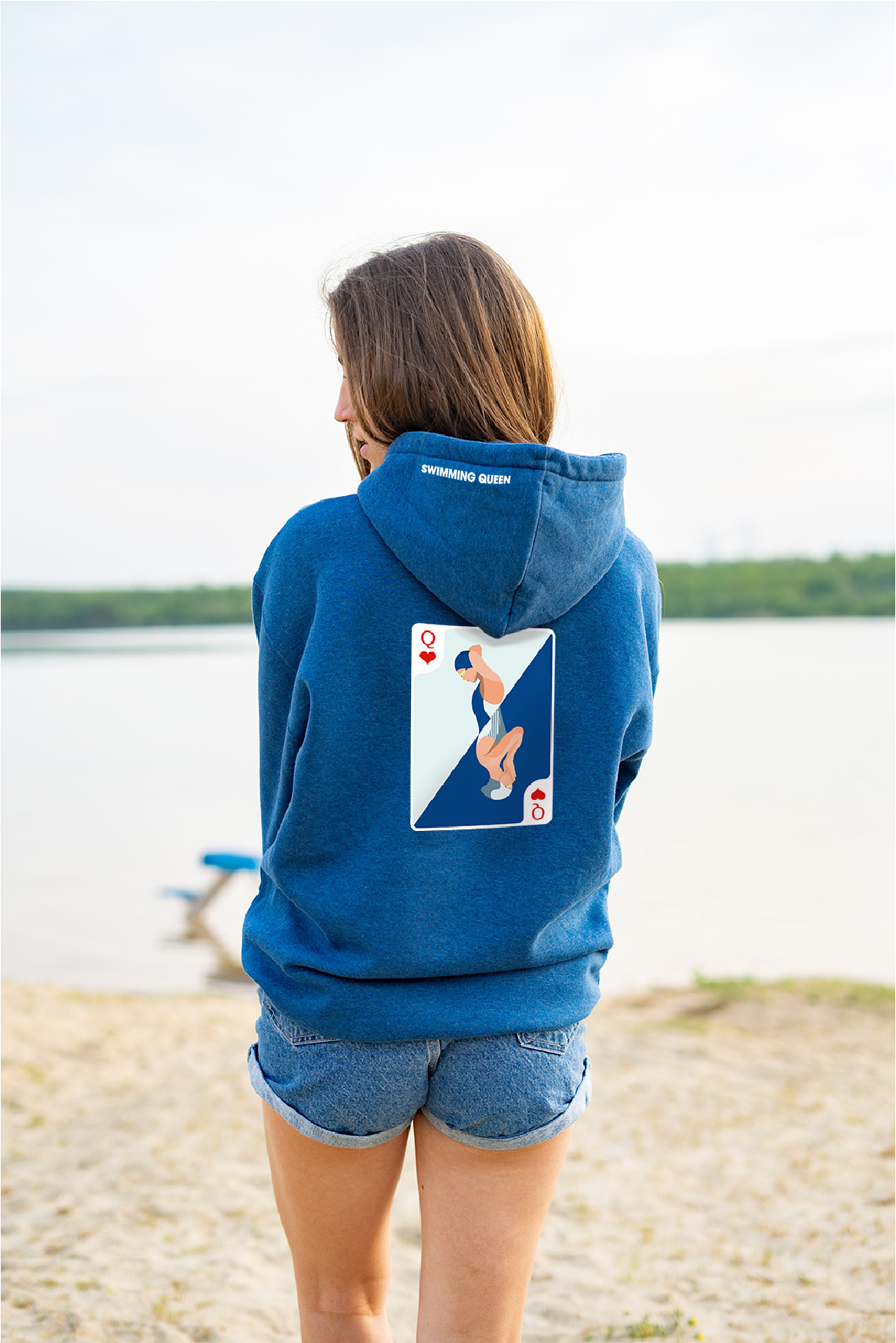 SF_Queen_Hoodie8DWafBDjSSUIS Swimming Queen - Hoodie Damen