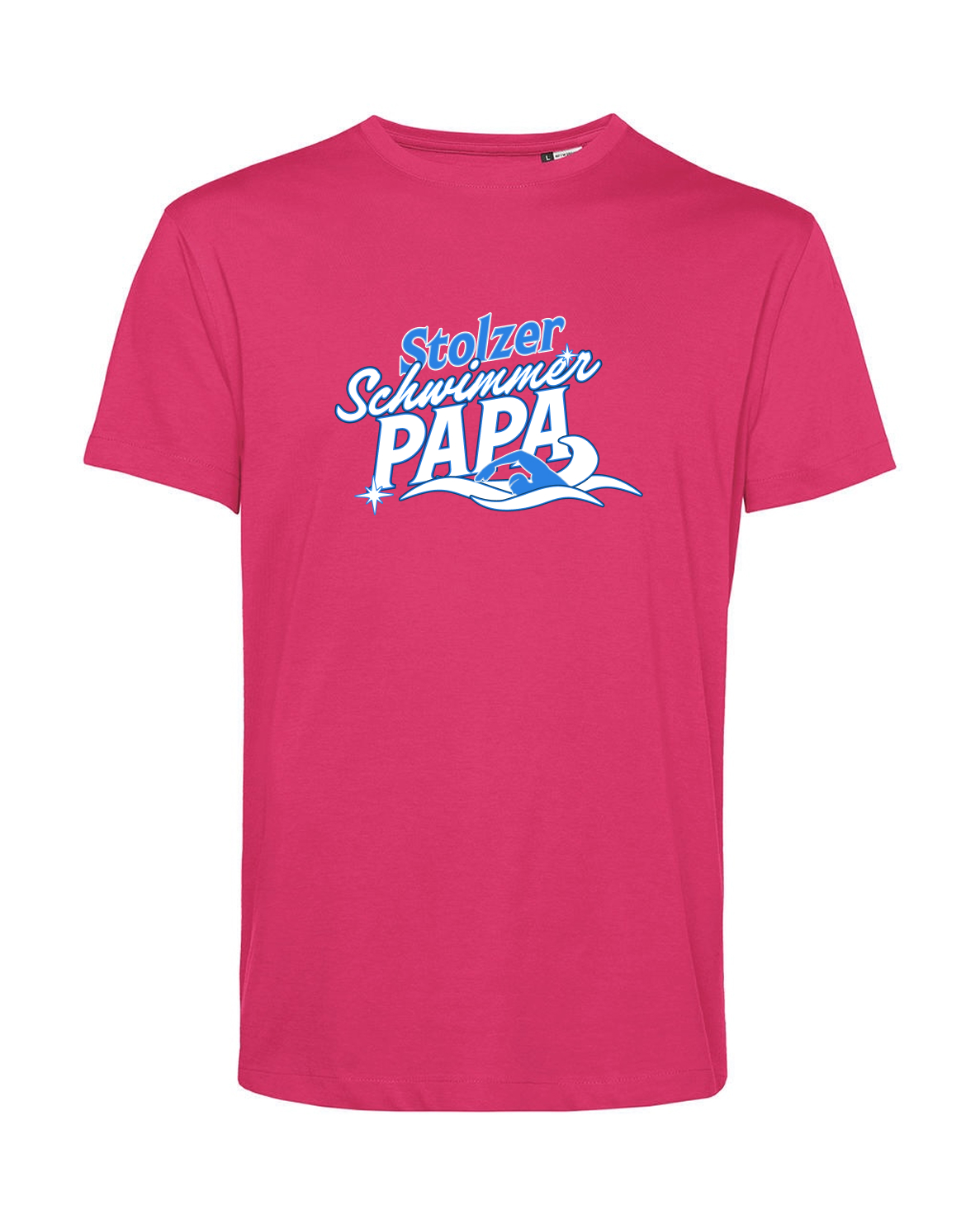 Stolzer Schwimmer Papa - Shirt | Schwimmer Mamas & Papas Kollektion