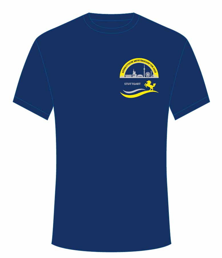 T-Shirt , blau | Süddeutsche Meisterschaften 2025 T-Shirt , blau | Süddeutsche Meisterschaften 2025
