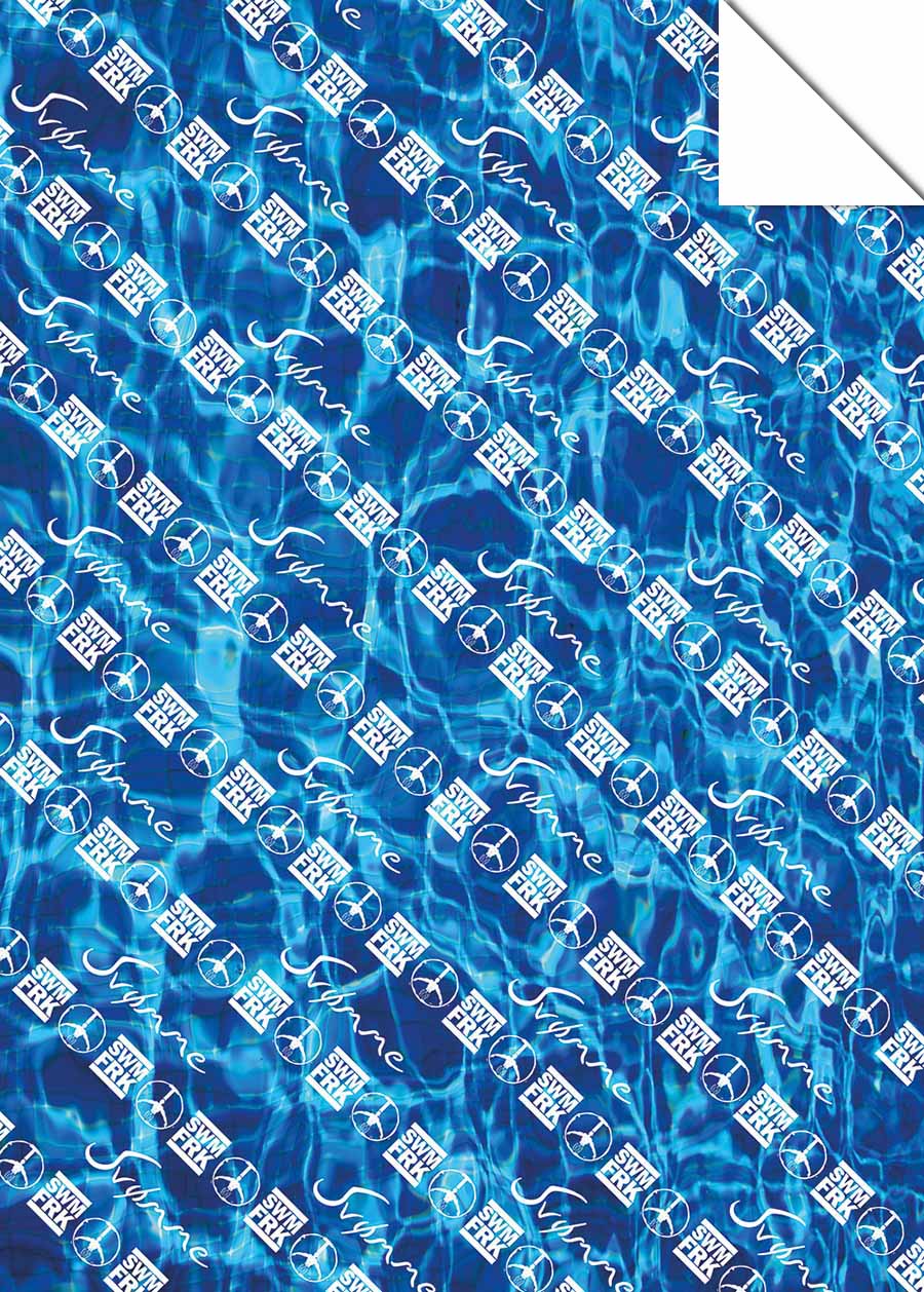 SF_Geschenkpapier_klein swimfreak Geschenkpapier | Mit swømme Aufdruck
