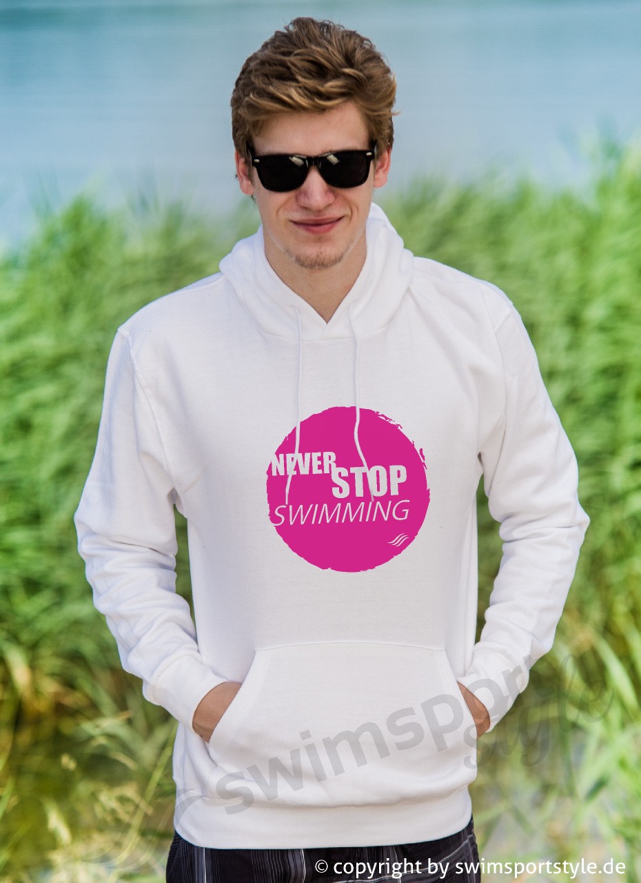 never stop swimming Team Edition - mit eigenem Aufdruck