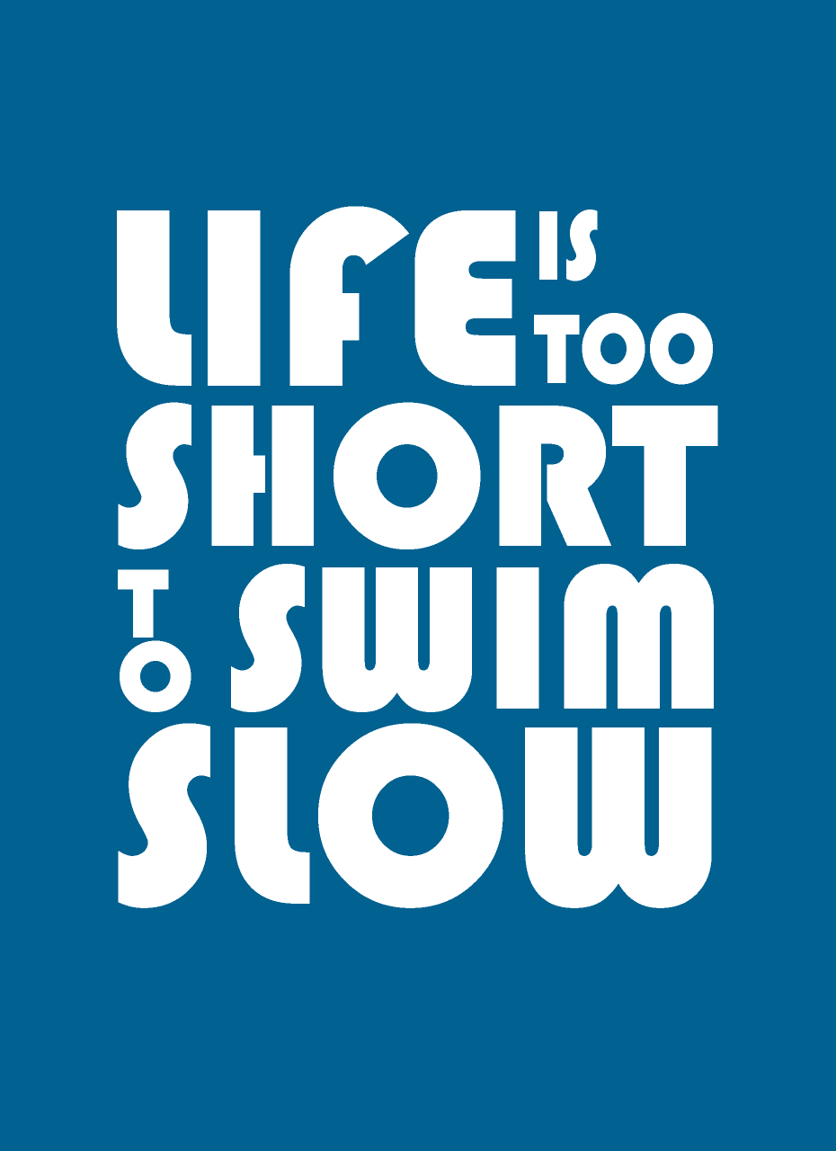 life is too short | Shirt mit Team-Aufdruck