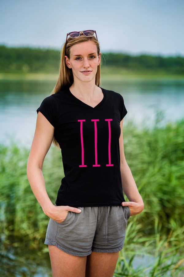 Damen_Shirt_Bahnen_schwarz bahnen | T-Shirt für Damen