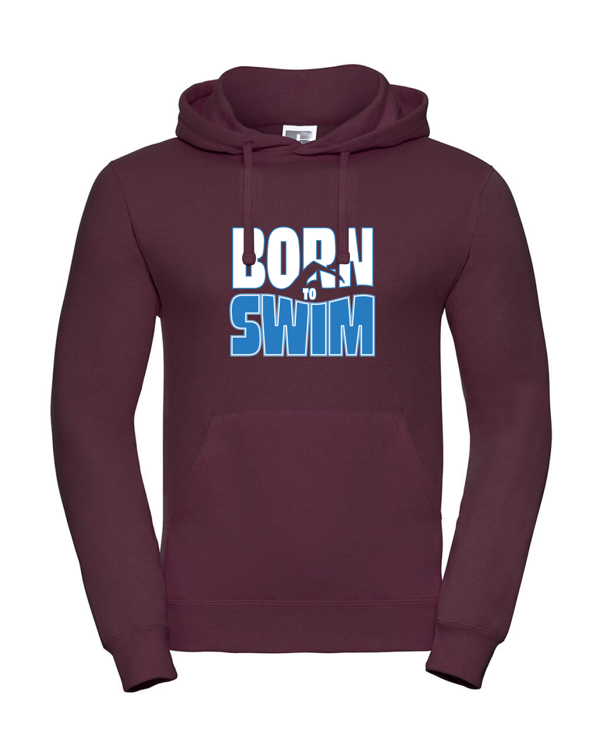 Born To Swim - Hoodie | mit optionalem Namens- und Jahrgangsdruck | Kids Collection