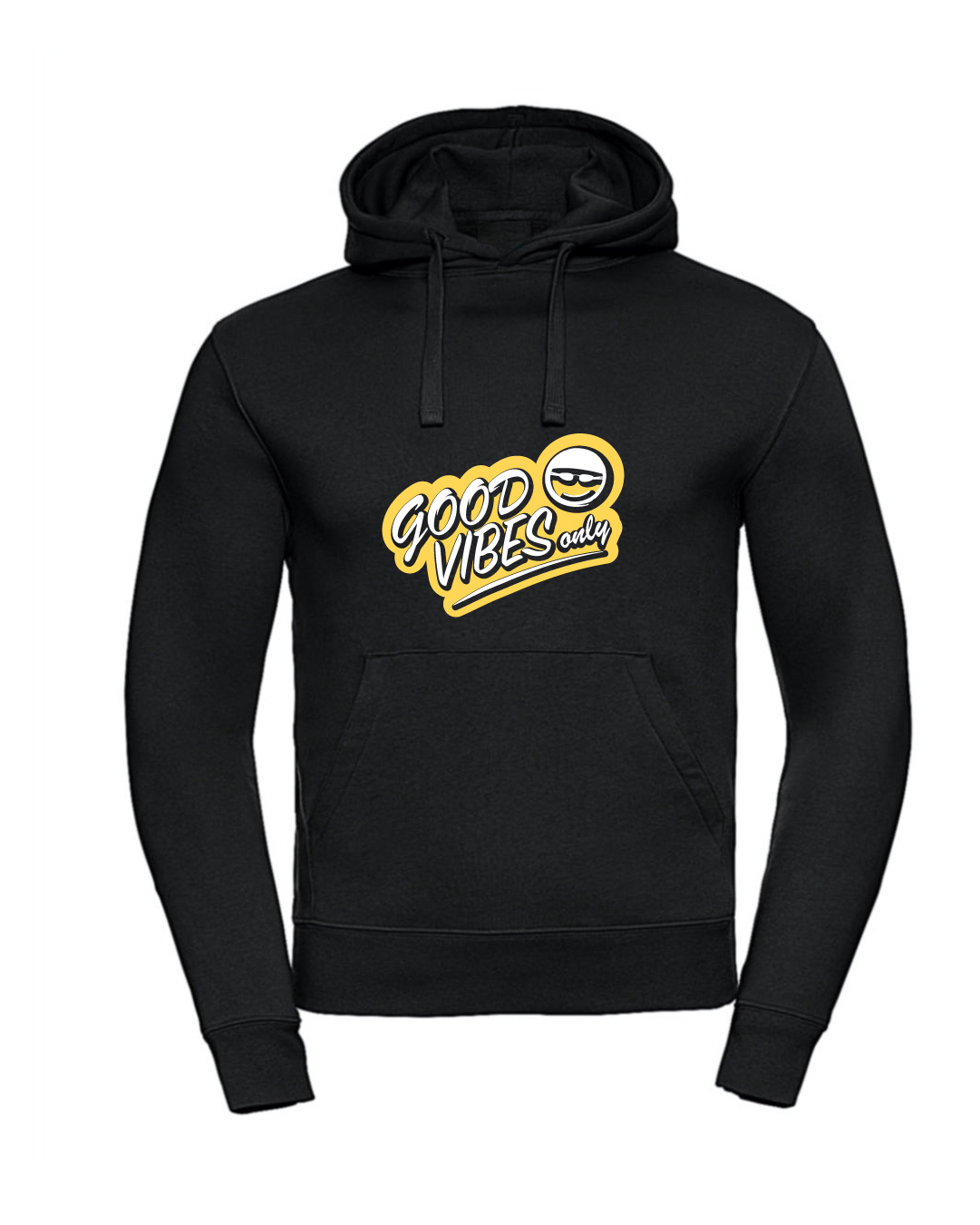 SF_GV_Hoodie_schwarz Good Vibes Only - Hoodie Herren & Kids