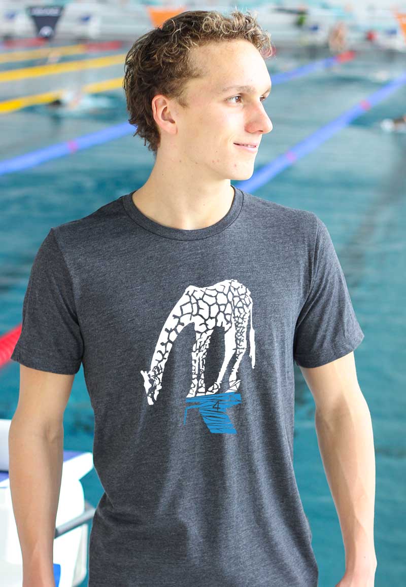 Longo, die Giraffe – Shirt Herren