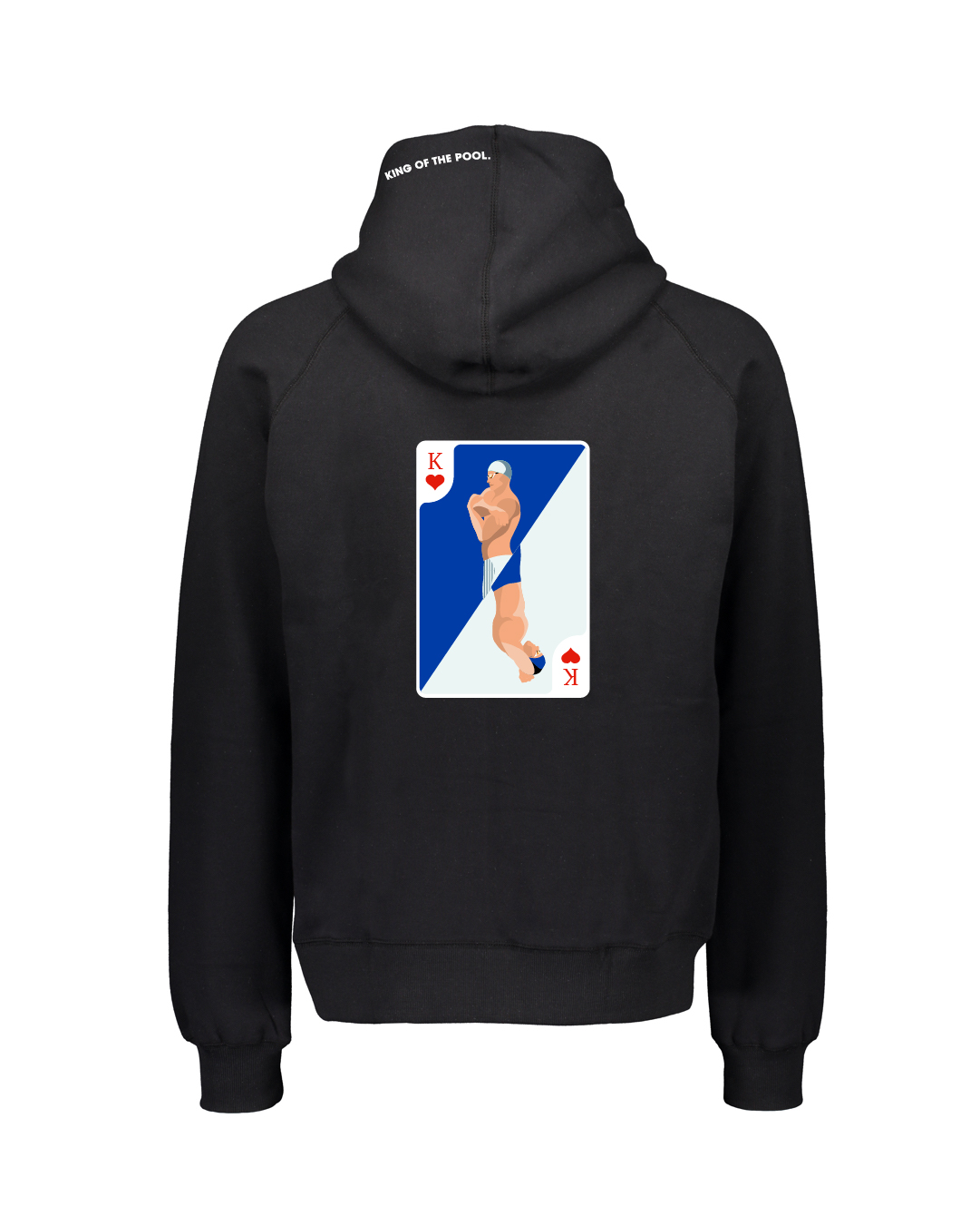 SF_King_Hoodie_schwarz_rs King of the pool - Hoodie Herren & Kids