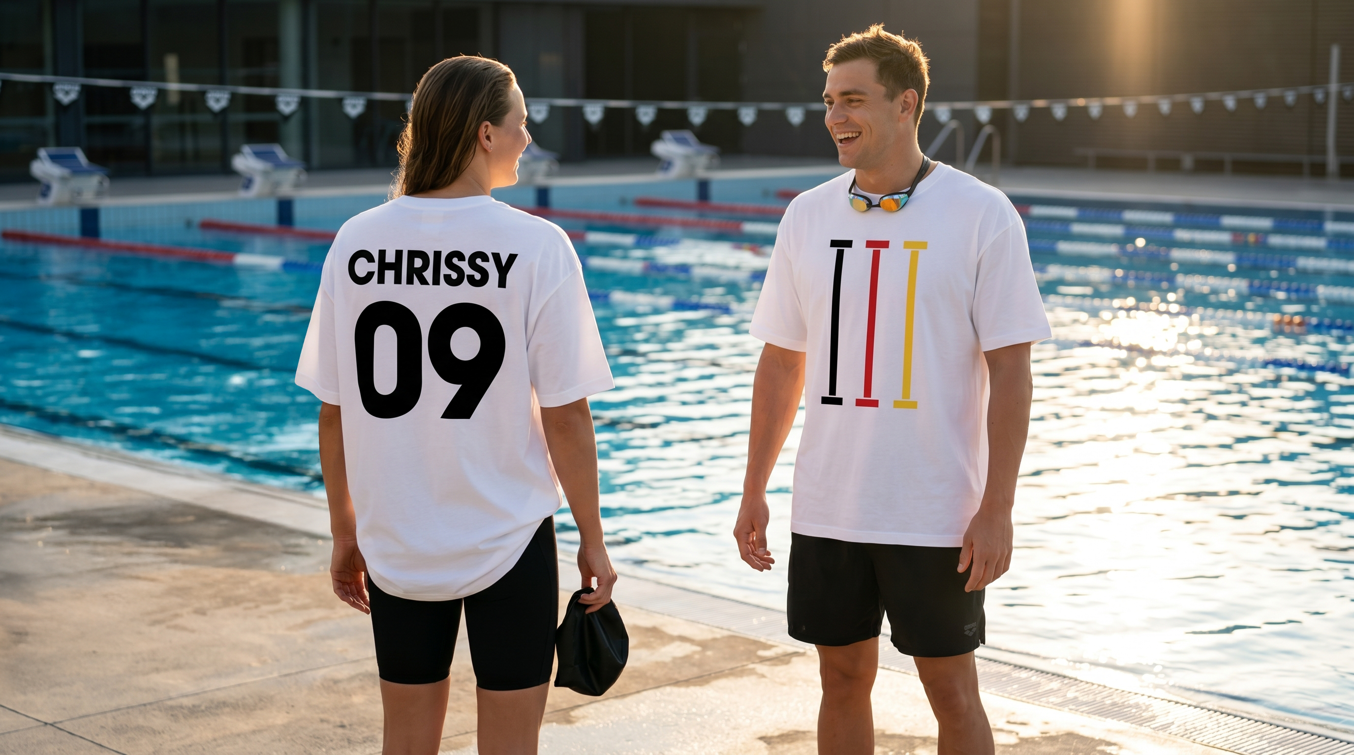 Das Deutschland-T-Shirt für Swimfreaks | Bahnenshirt im GER-Nationalteam-Look