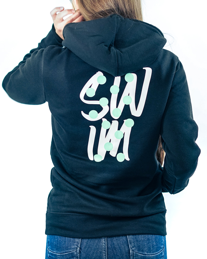SF_Hoodie_Frauen_schwarz_SWIM_rs2 SWIM Dots – Hoodie Damen