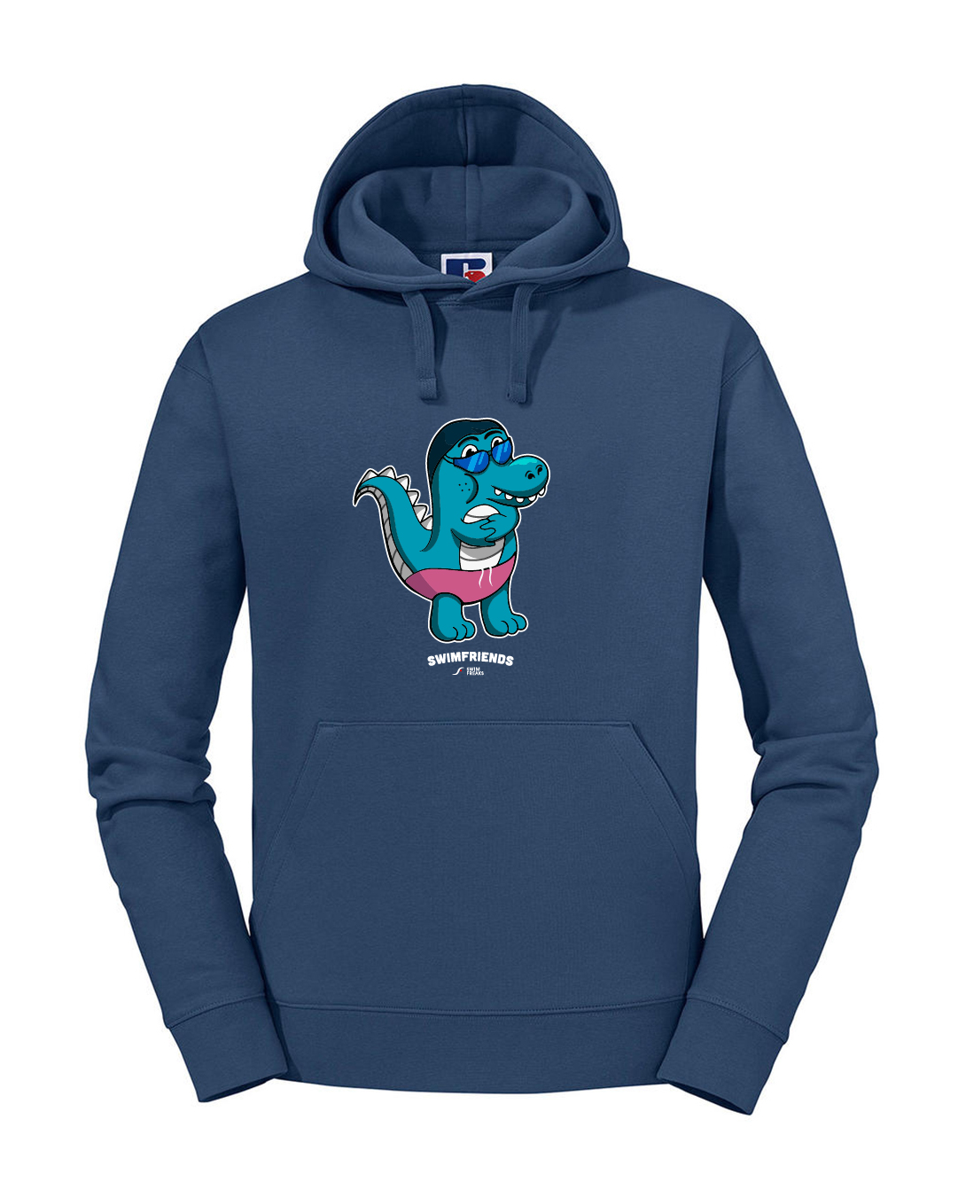 Lino der Schwimm-Dino – Hoodie Herren & Kids | Swimfriends Kollektion