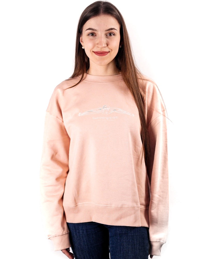 SF_Sweater_Frauen_mistypink_SiarhbV6ceW1IUCx Swimming is Art – Sweater Damen