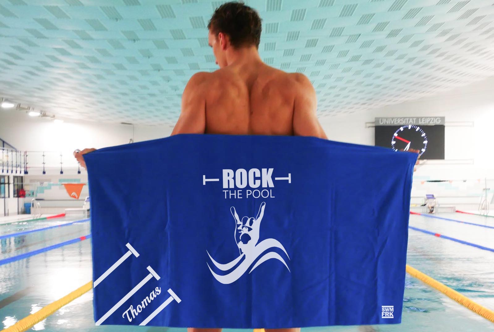 SF_MFT_RockThePool_NAME Mikrofaser Handtuch "ROCK THE POOL" | microfiber