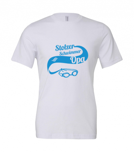 SF_Schwimmer_Opa_weiss T-Shirt Stolzer Schwimmer Opa