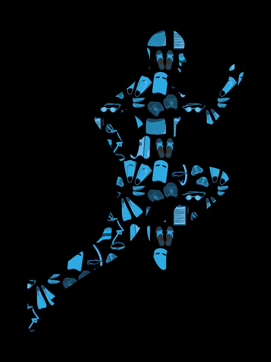 SF_2020_Running_Man Swimfreaks Running Shirt | Herren