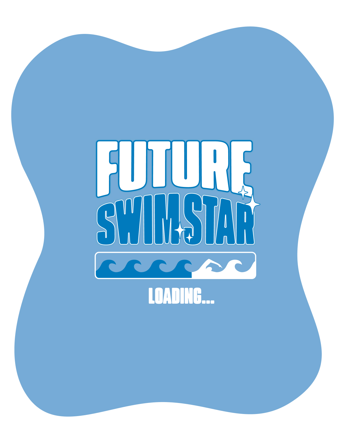 Future Swim Star - Hoodie | mit optionalem Namens- und Jahrgangsdruck | Kids Collection