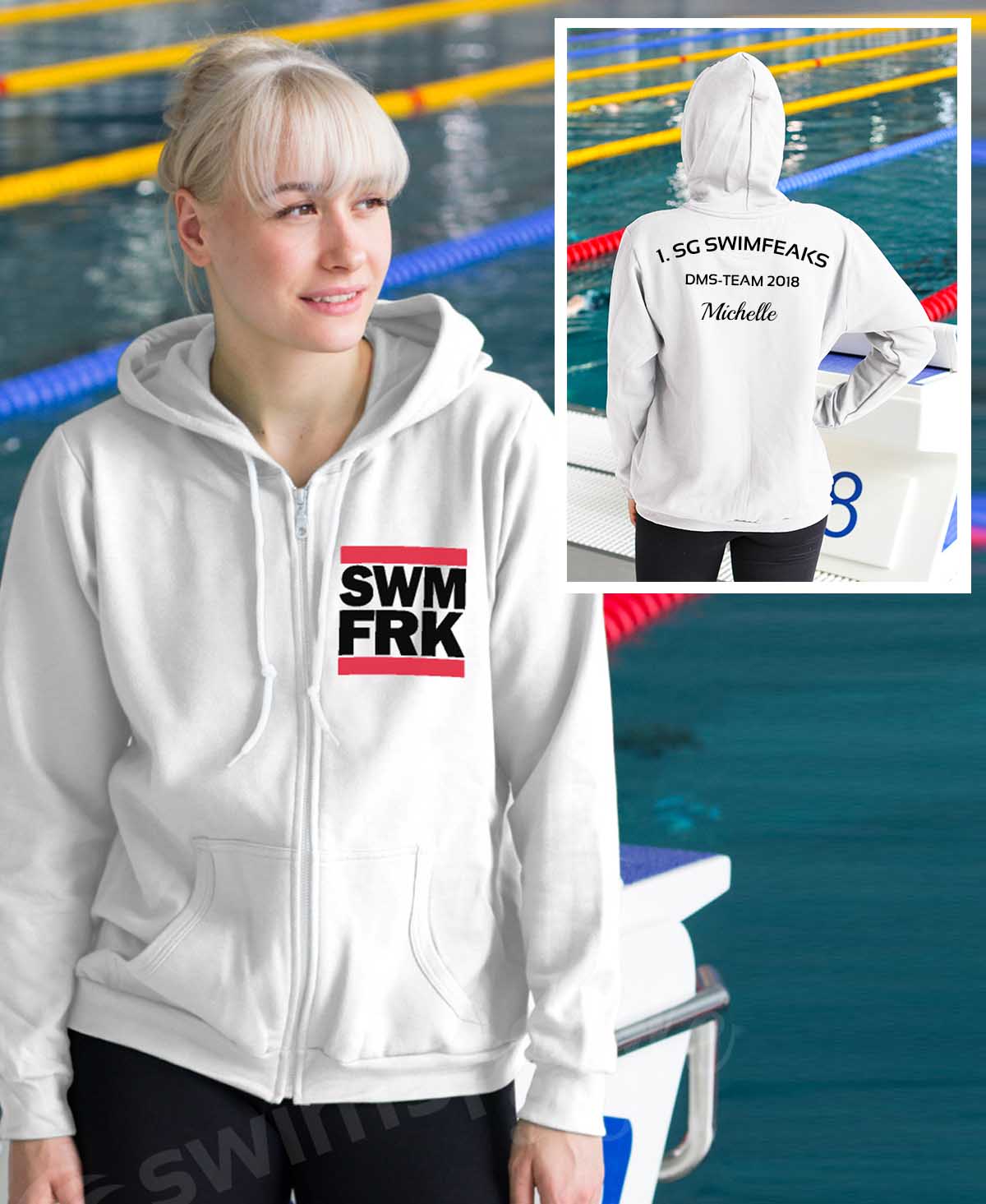 SWIMFREAK | Sportjacke mit Team-Aufdruck