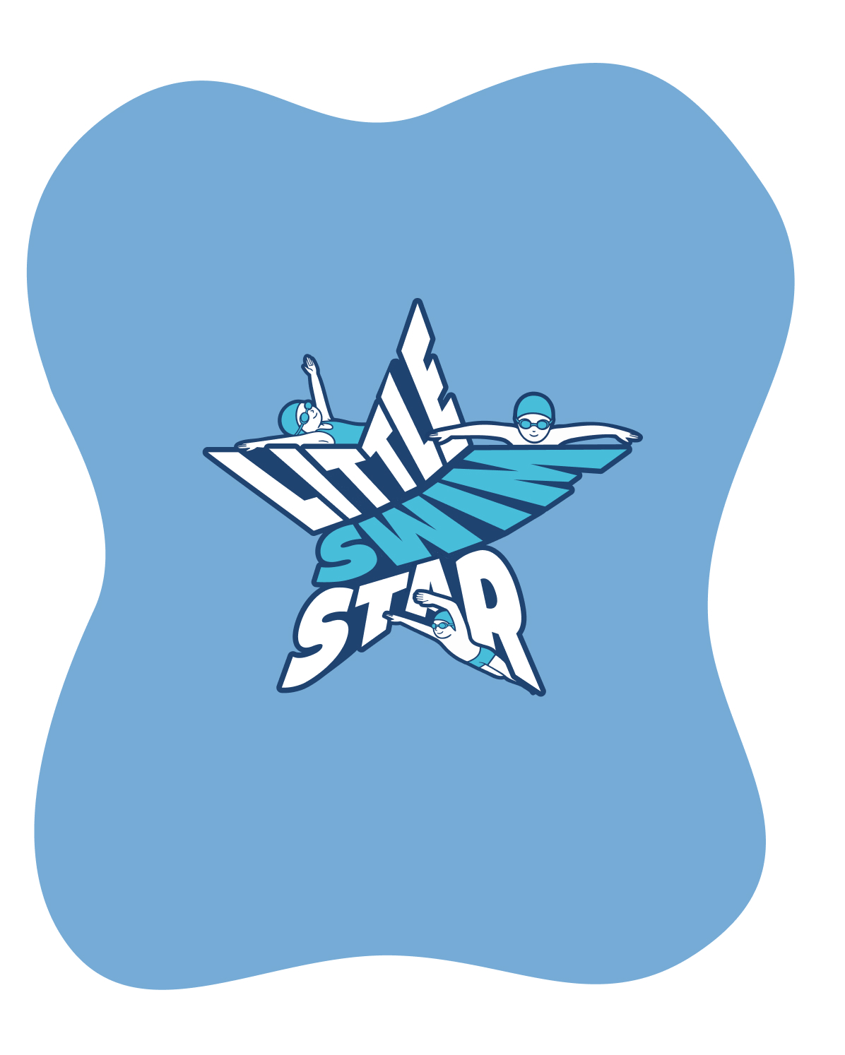 Little Swim Star - Hoodie | mit optionalem Namensdruck | Kids Collection