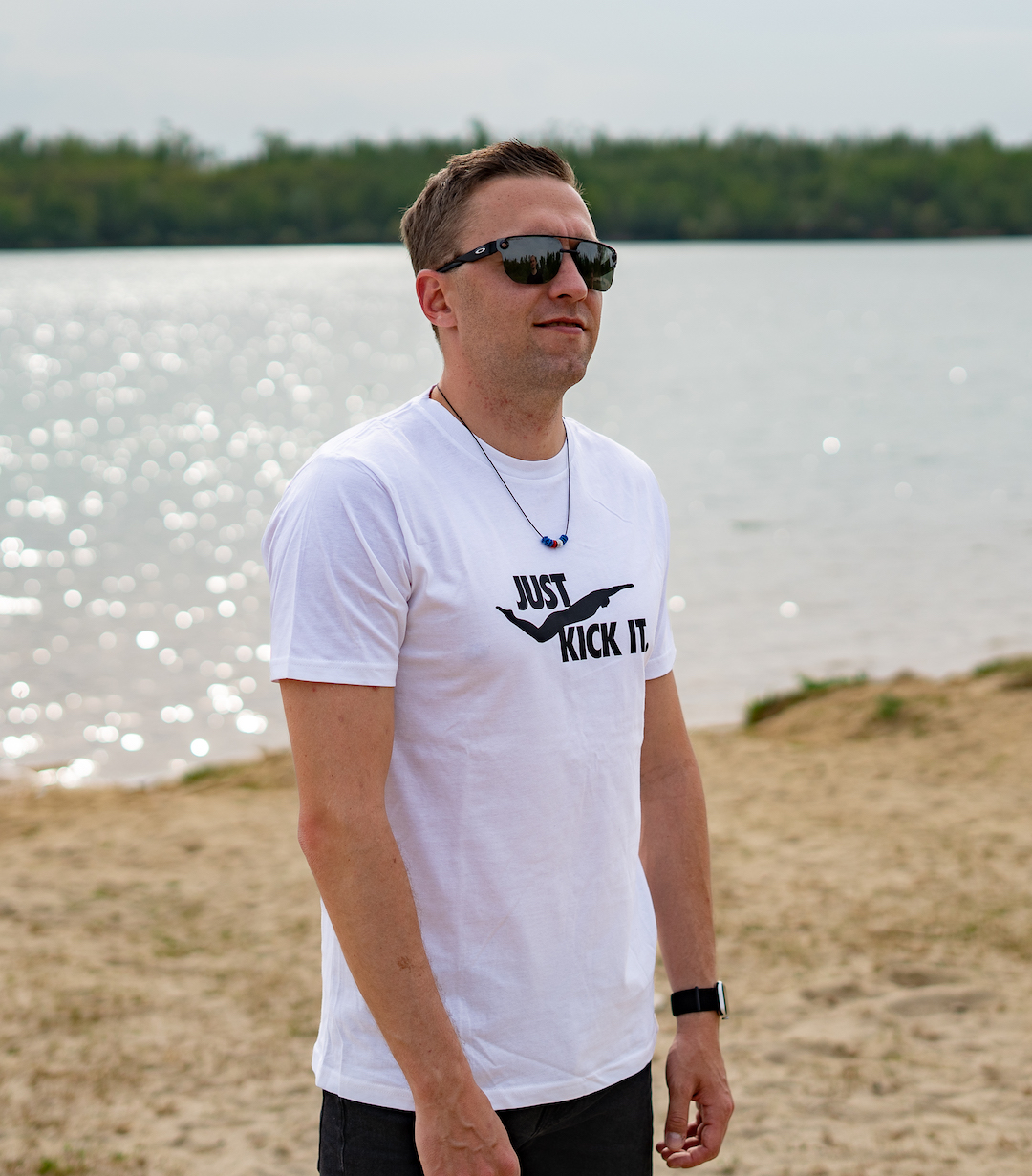 DSC05833 Just Kick It - Shirt Herren & Kids