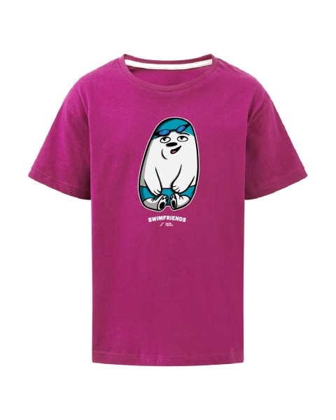 Bärto der Schwimm-Bär – Kids Shirt | Swimfriends Kollektion
