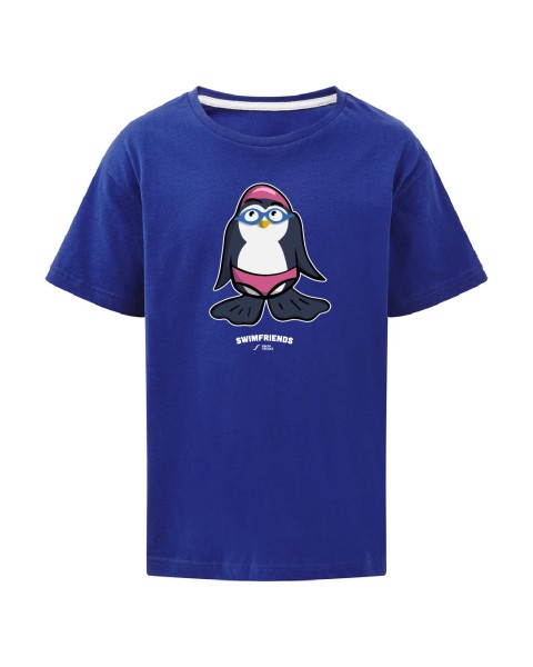 Fin der Schwimm-Pinguin – Kids Shirt | Swimfriends Kollektion