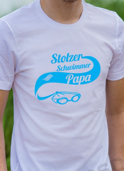 Schwimmer Papa – Shirt Herren