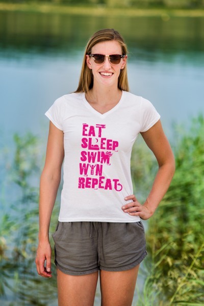 eat sleep swim | shirt