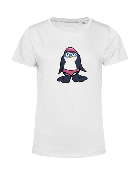 Fin der Schwimm-Pinguin – Damen Shirt | Swimfriends Kollektion