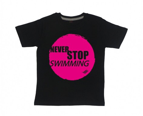 Kids-Shirt: Never Stop Swimming