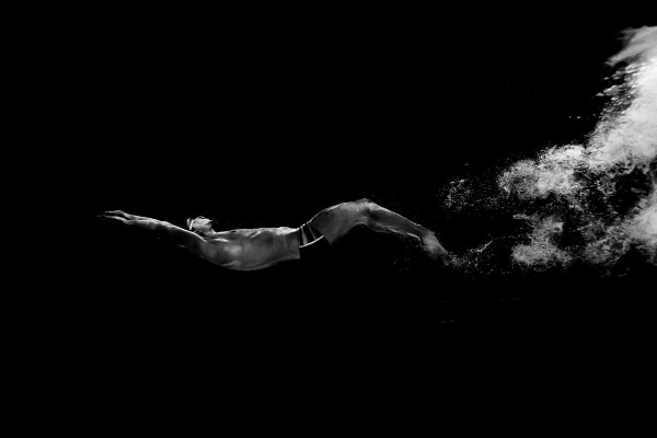 Stylisches Schwimm-Poster | Underwater