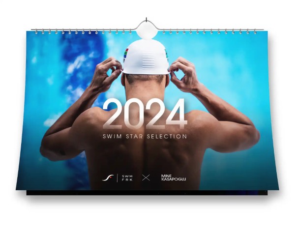 The Swimming Calendar 2024 | free shipping worldwide | by Mine Kasapoglu