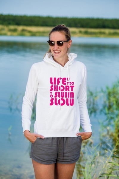 Life is too short to swim slow | Damen Hoodie